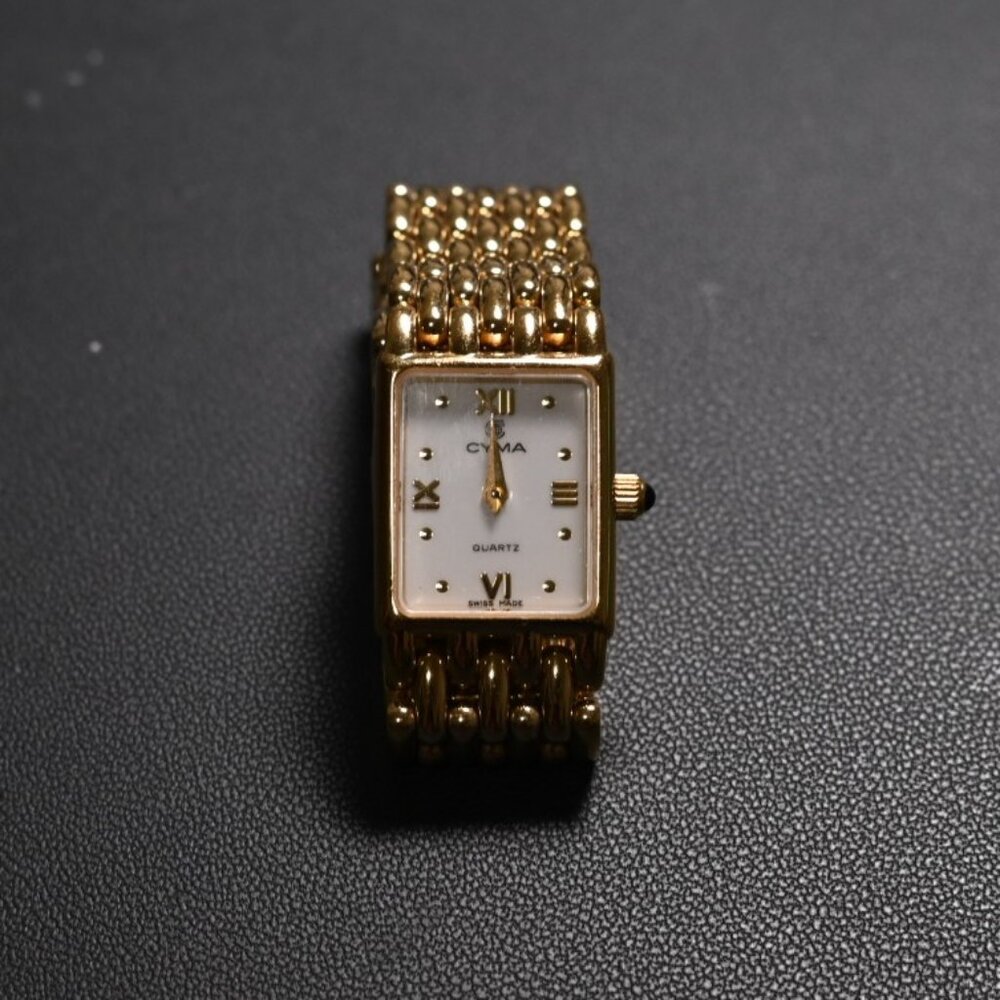 CYMA Gold Ladies Bracelet Watch